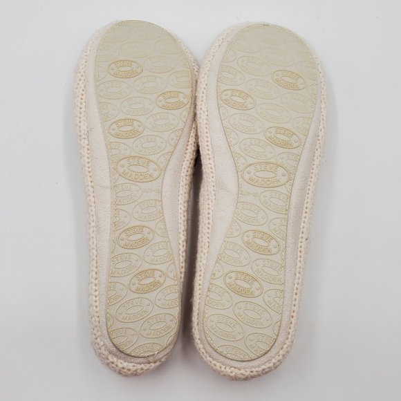 Steve Madden Ivory Knit Slippers - NWT - Picture 12 of 13